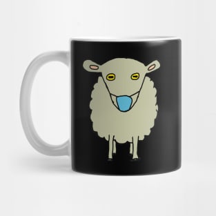 Anti-Mask Mask-Wearing Sheep Mug